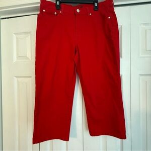 Chaps Bold Red Pants